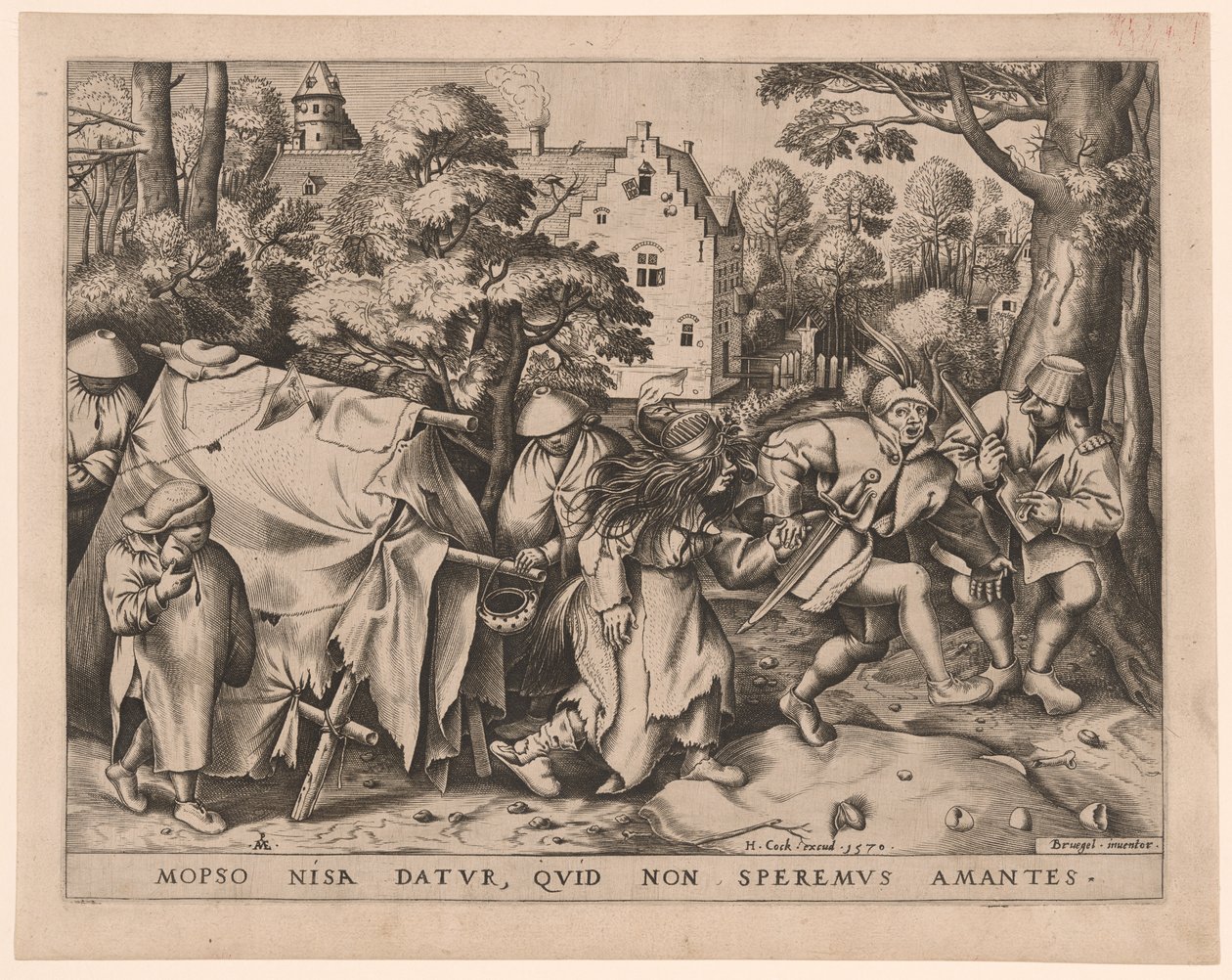 La sale mariée, ou le mariage de Mopsus et Nisa - Pieter van der Heyden