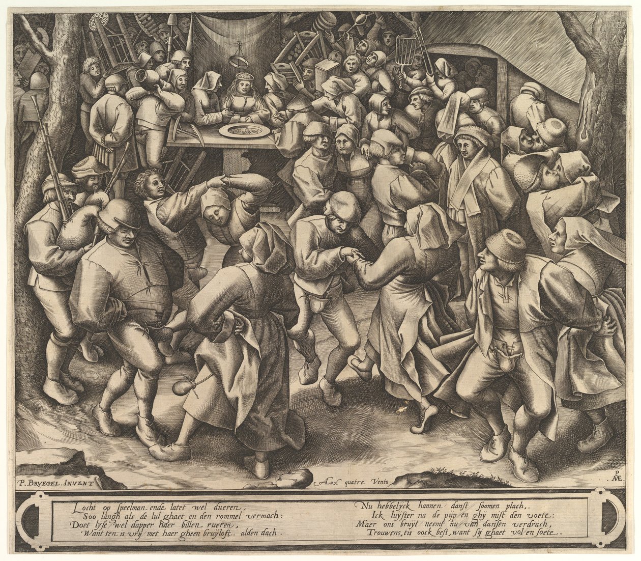 La Danse de mariage paysanne - Pieter van der Heyden