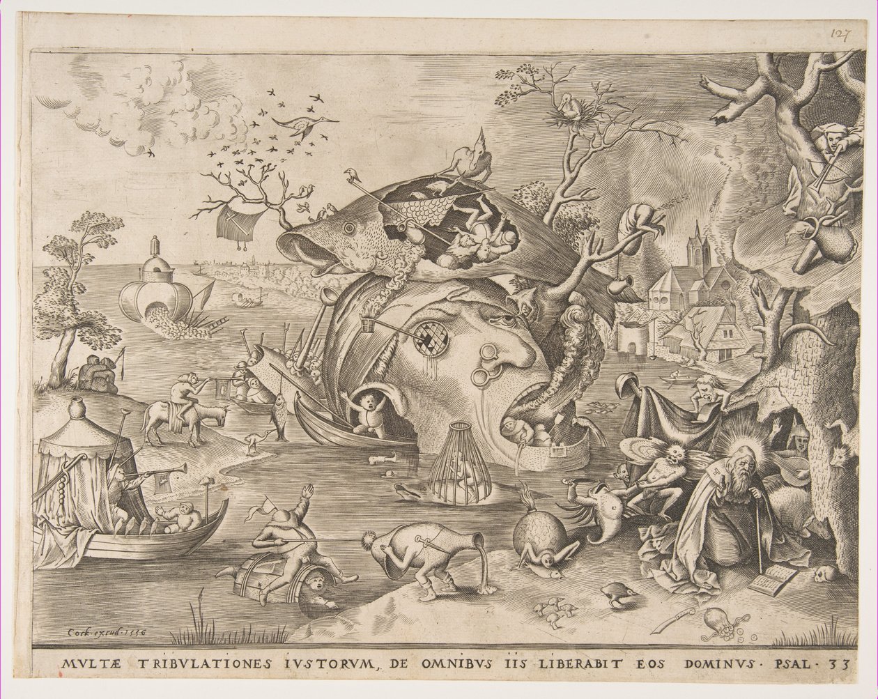 La tentation de Saint Antoine, 1556 - Pieter van der Heyden