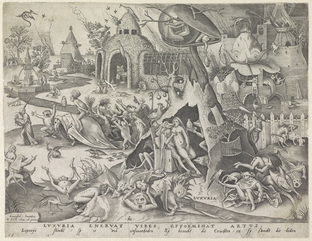 Luxure (Les sept péchés capitaux) - Pieter van der Heyden