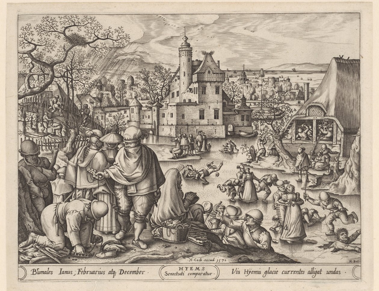 Hiver
Hyems
Les quatre saisons (série) - Pieter van der Heyden