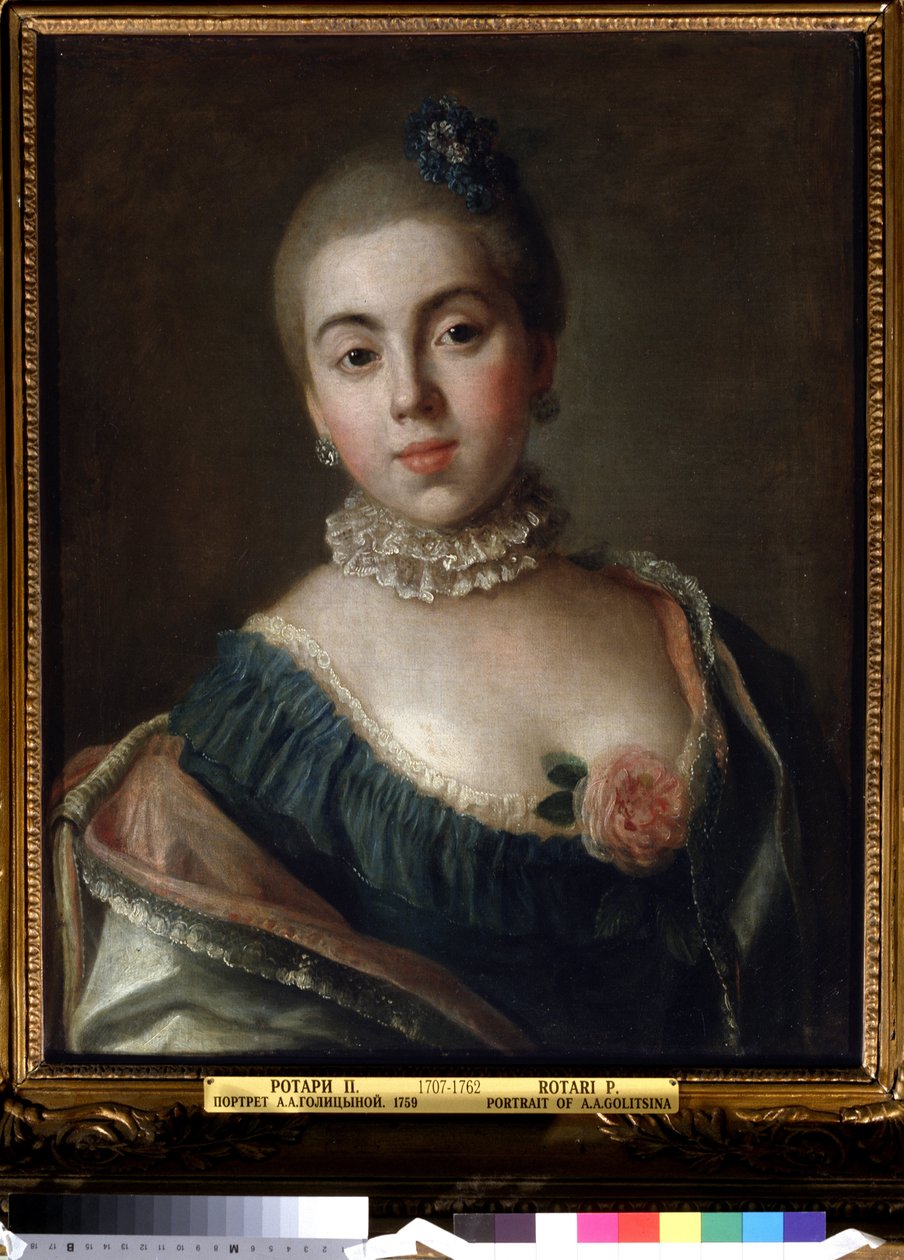 Portrait de la Princesse Ekaterina Golitsyna, 1759 - Pietro Antonio Rotari