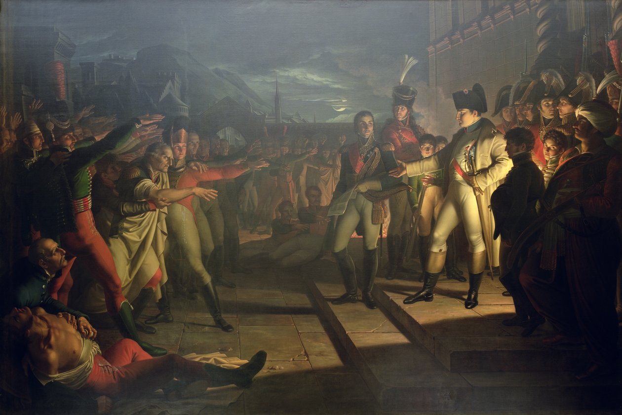 Le Serment des Sassoni à Napoléon Bonaparte (1769-1821) après la Bataille de Iéna-Auerstadt, 14 octobre 1806, 1820 - Pietro Benvenuti