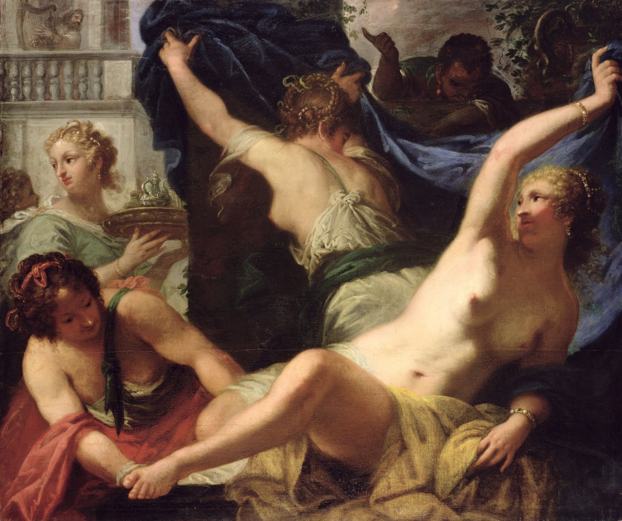 Bethsabée au bain - Pietro Liberi