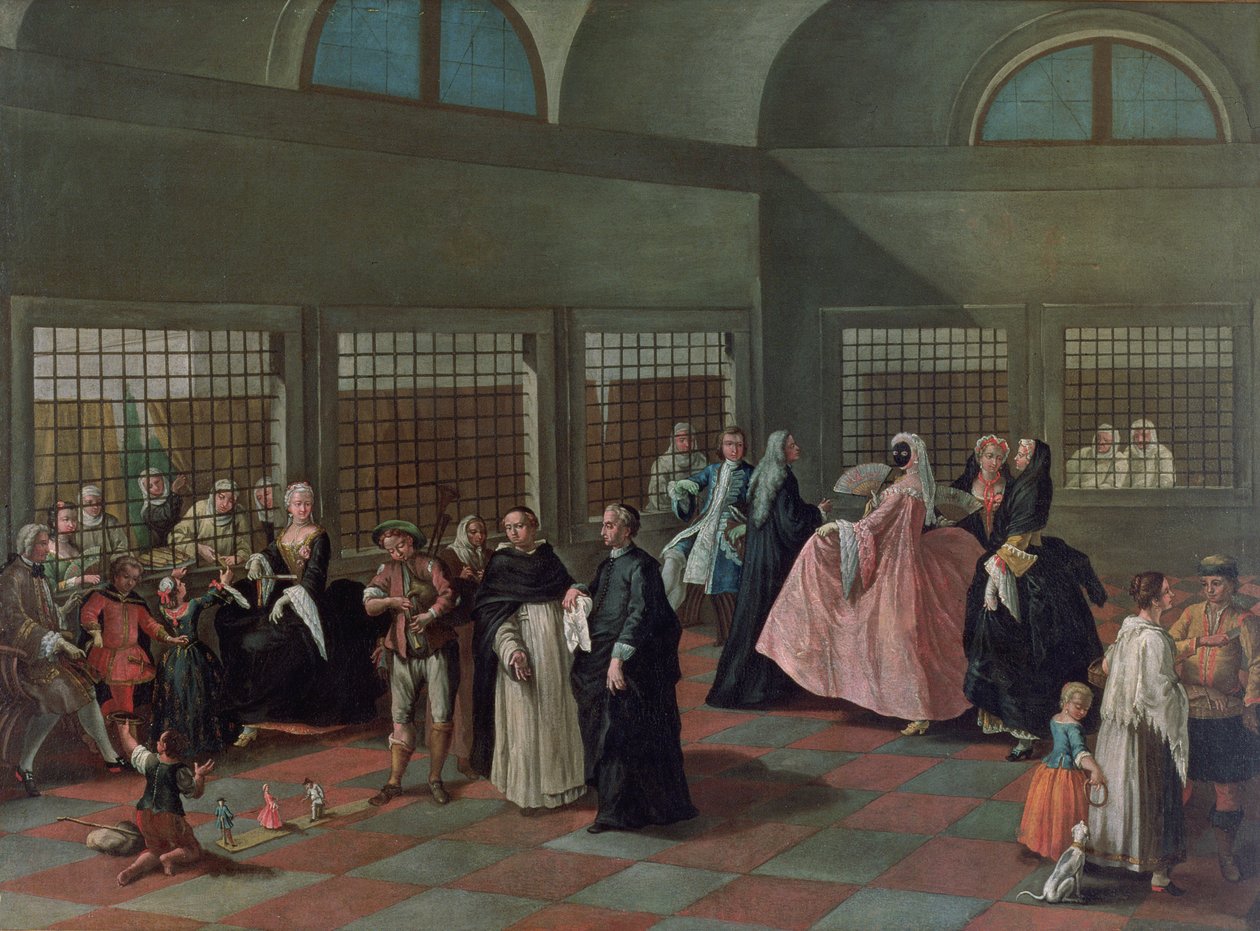 Le Parloir du Couvent - Pietro Longhi