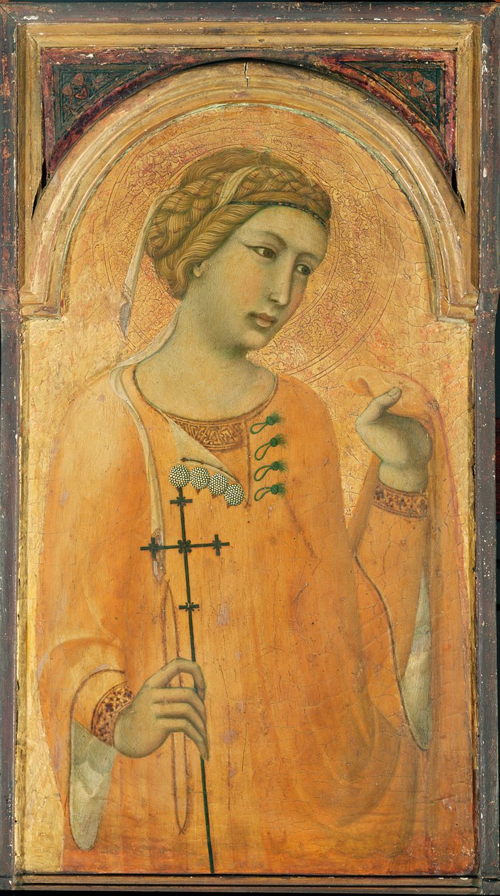 Une sainte femme, peut-être Sainte Marguerite, 1320-29 - Pietro Lorenzetti