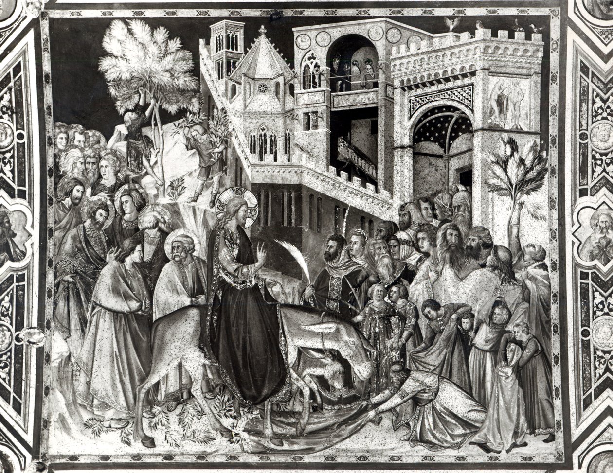 Entrée du Christ à Jérusalem - Pietro Lorenzetti