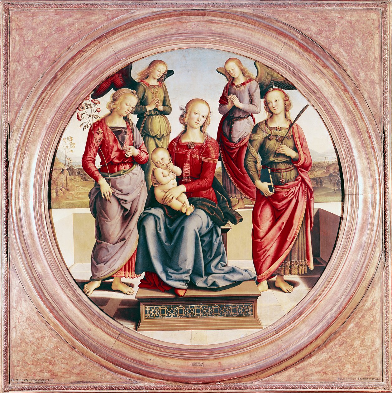 Madone et enfant avec Sainte Rose et Catherine d