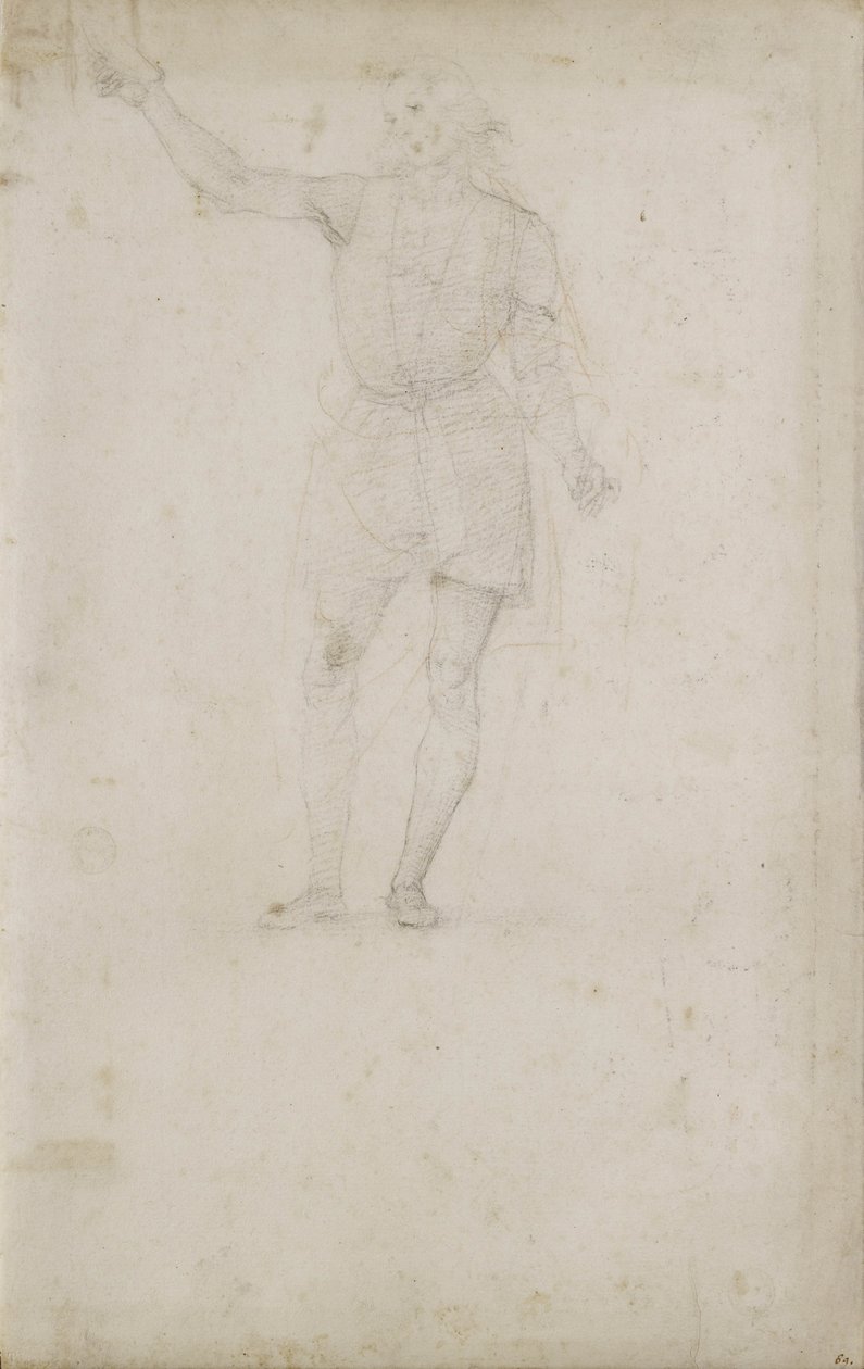 Étude pour un Saint Jean-Baptiste - Pietro Perugino
