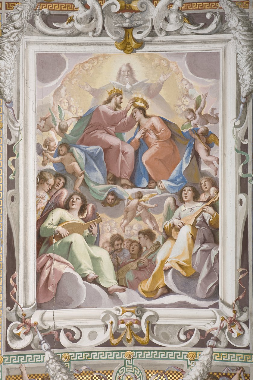 Le Couronnement de la Vierge Marie (détail) - Pietro Sorri