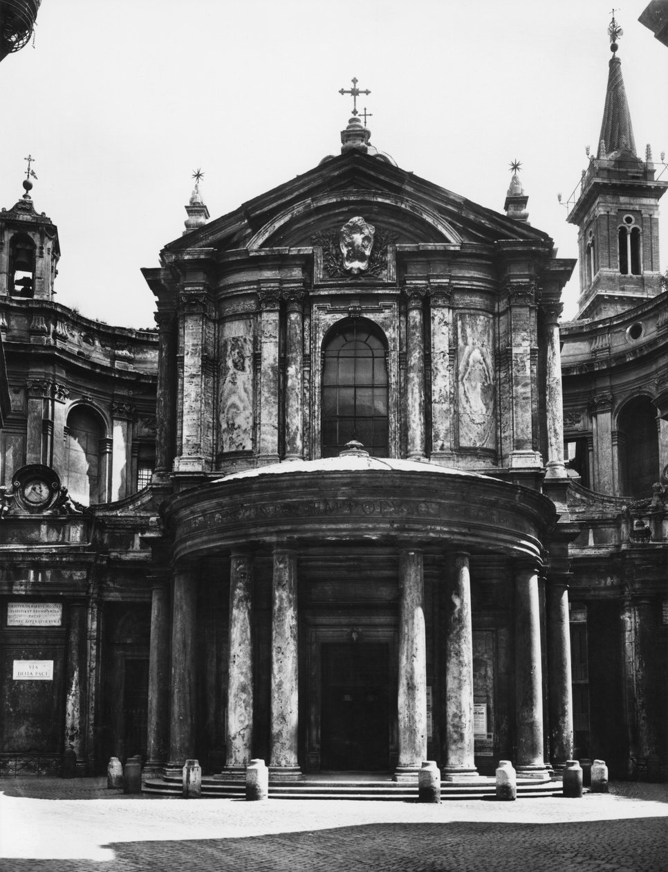 Église Santa Maria della Pace, façade, 1656 - Pietro da 1596 1669 Cortona