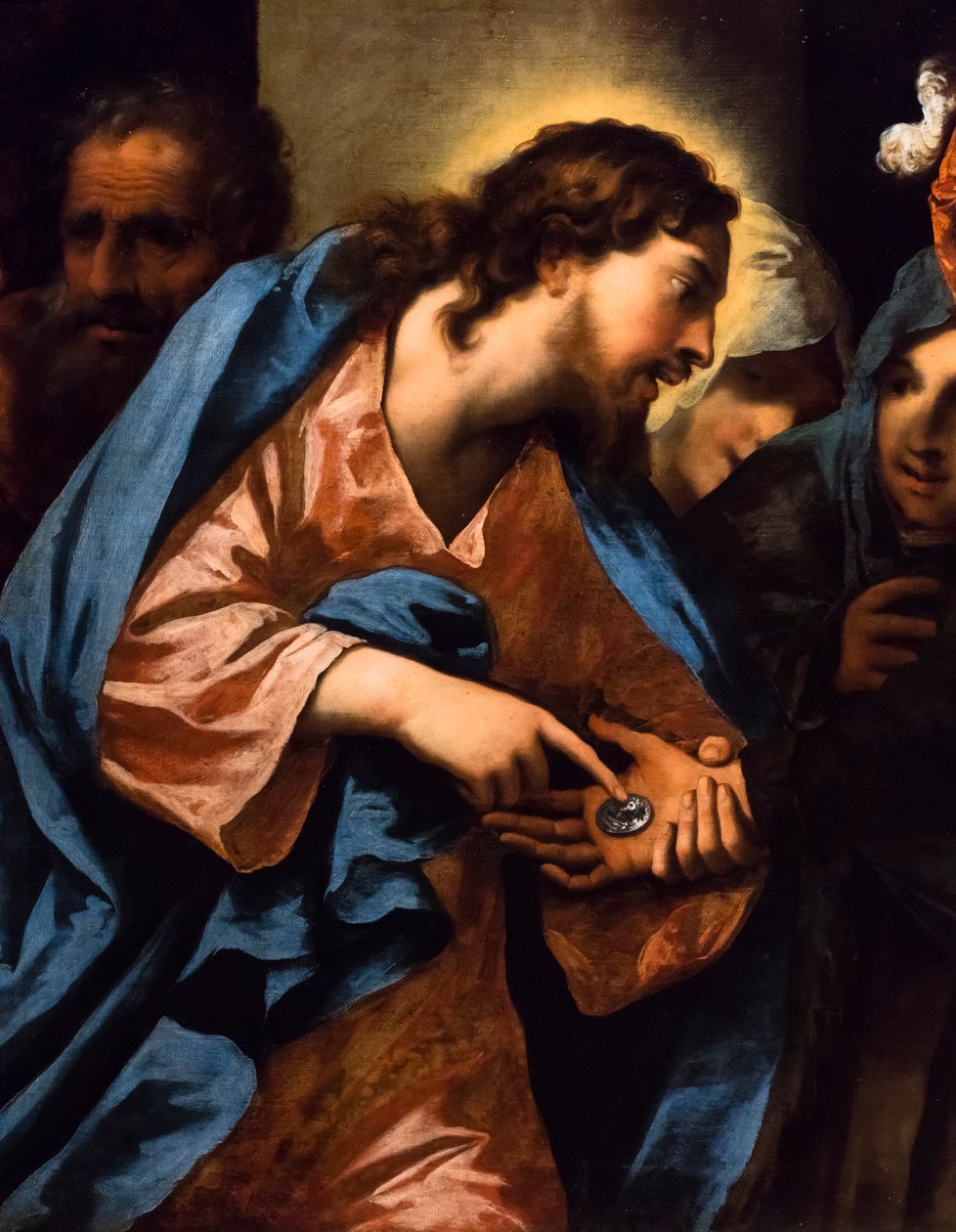 Le paiement du tribut, vers 1650/60 (Huile sur toile) - Pietro (1605-78) Della Vecchia