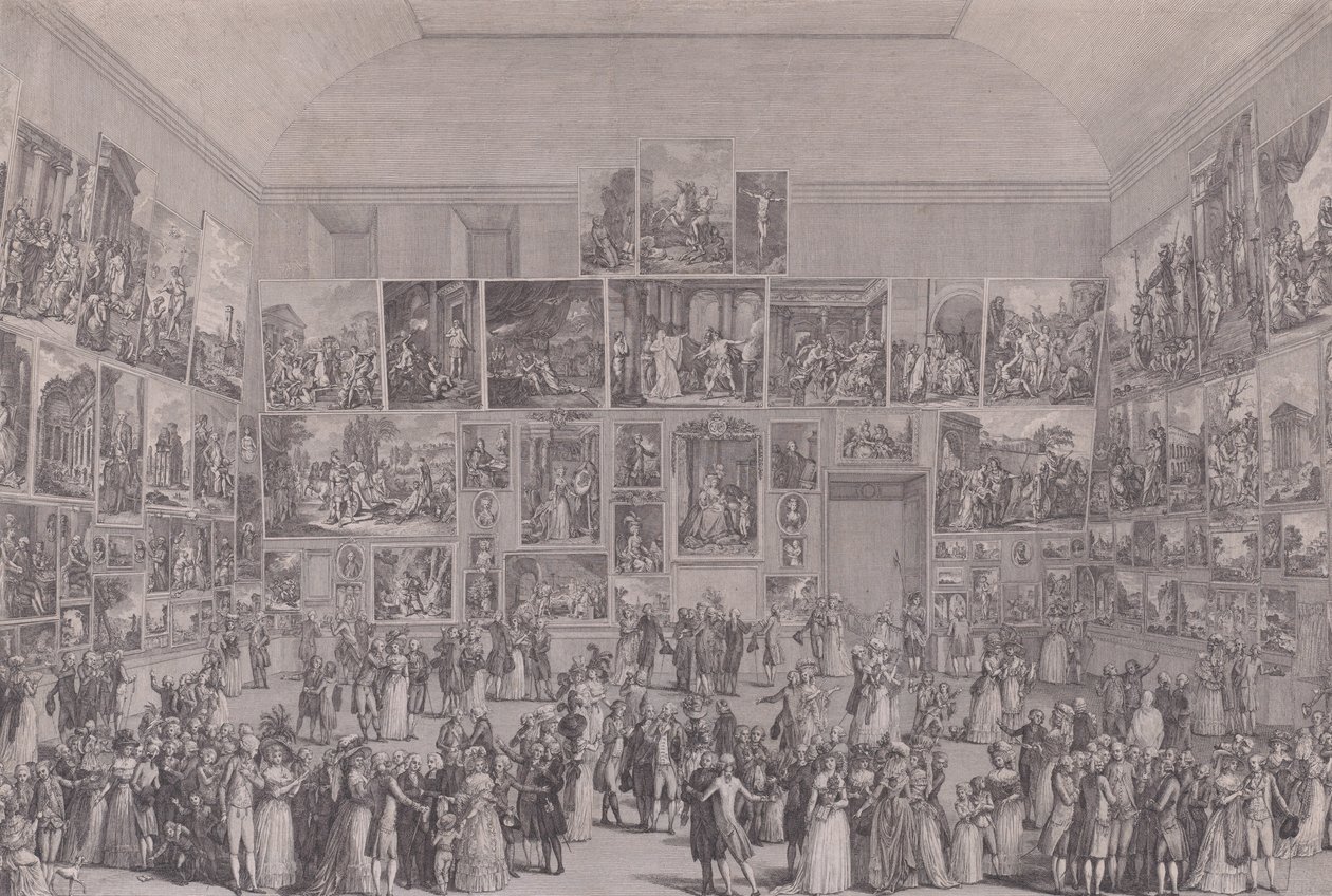 Exposition au Salon du Louvre en 1787 - Pietro Antonio Martini