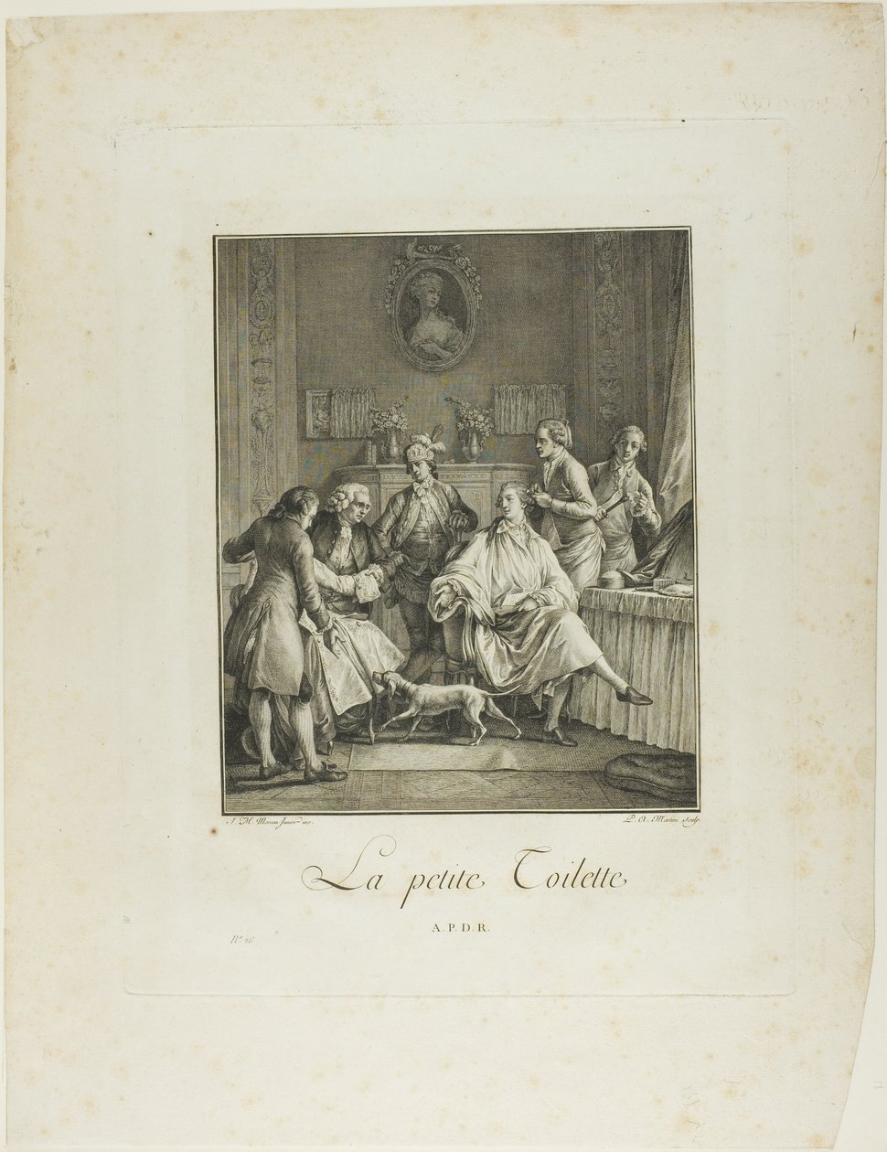 La Petite Toilette, du Monument du Costume Physique et Moral de la fin du XVIIIe siècle - Pietro Antonio Martini