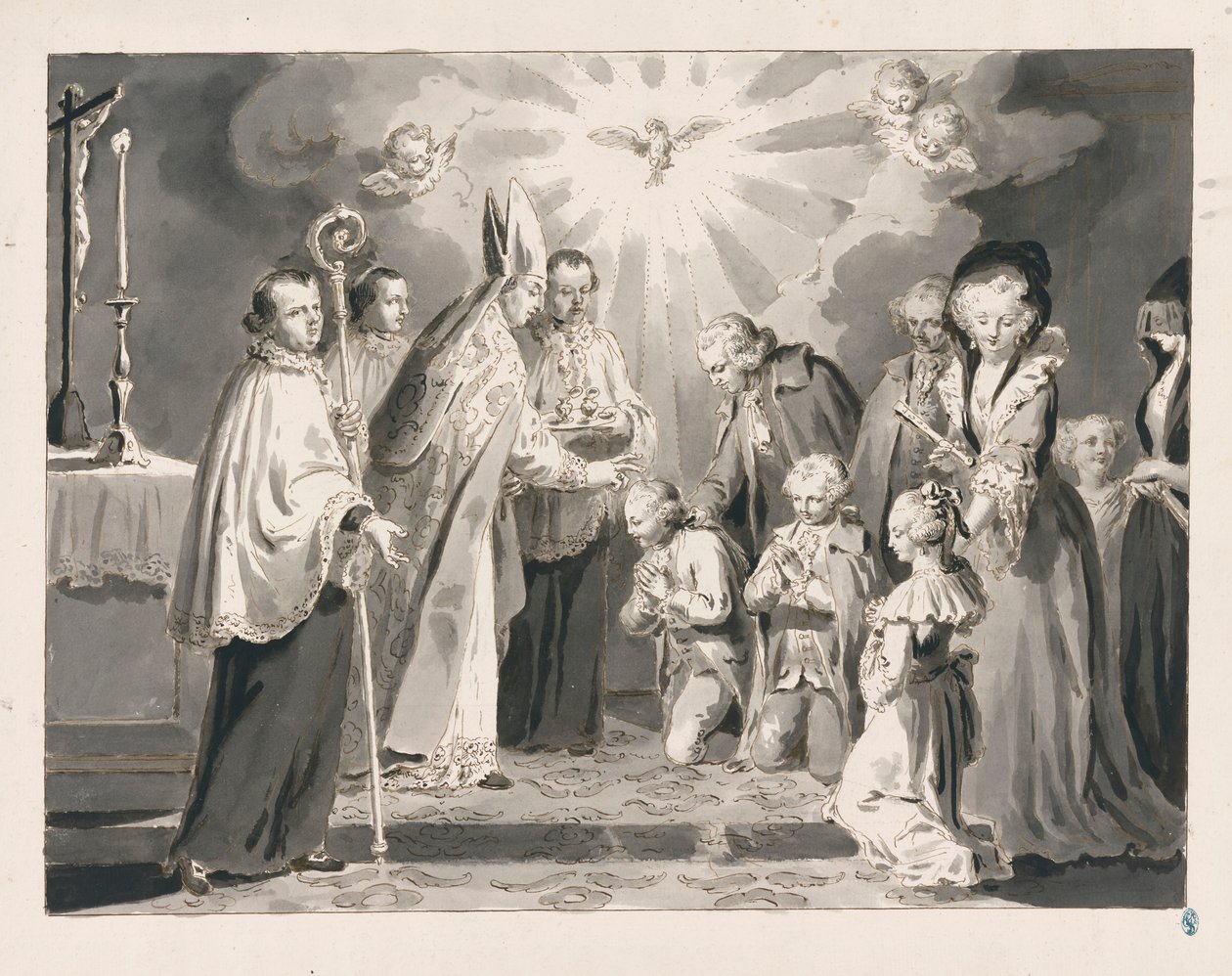 Confirmation des Sept Sacrements - Pietro Antonio Novelli