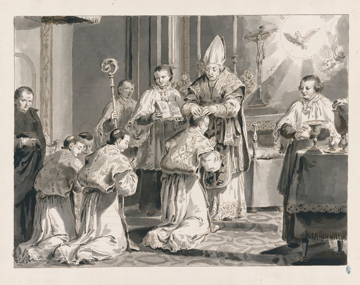 Ordination des Sept Sacrements - Pietro Antonio Novelli