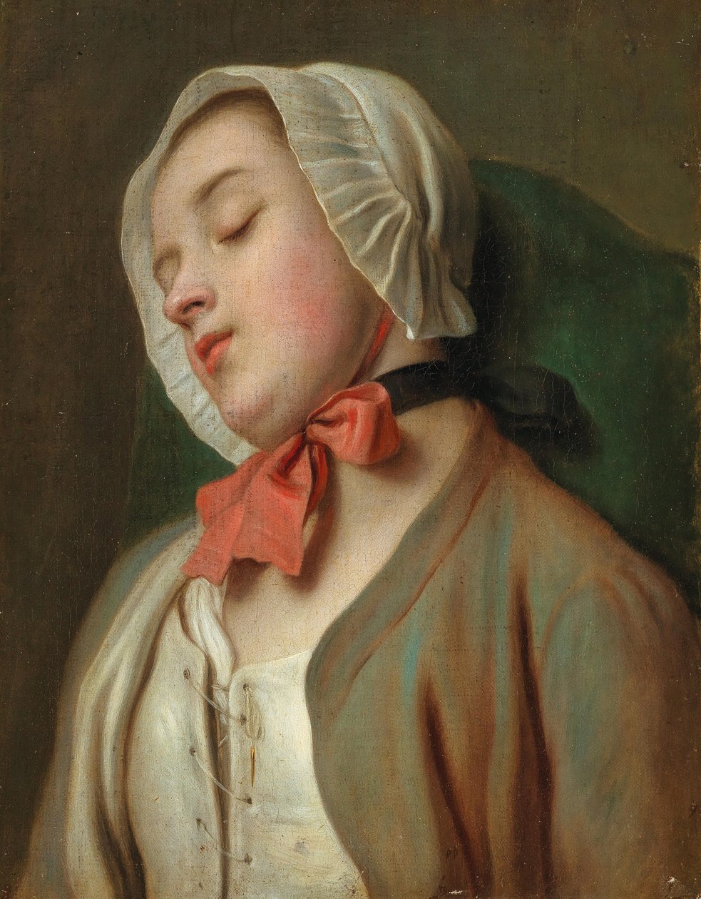 Jeune femme endormie - Pietro Antonio Rotari