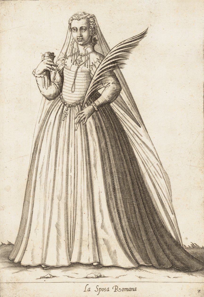 La Sposa Romana, vers 1580 - Pietro Bertelli.