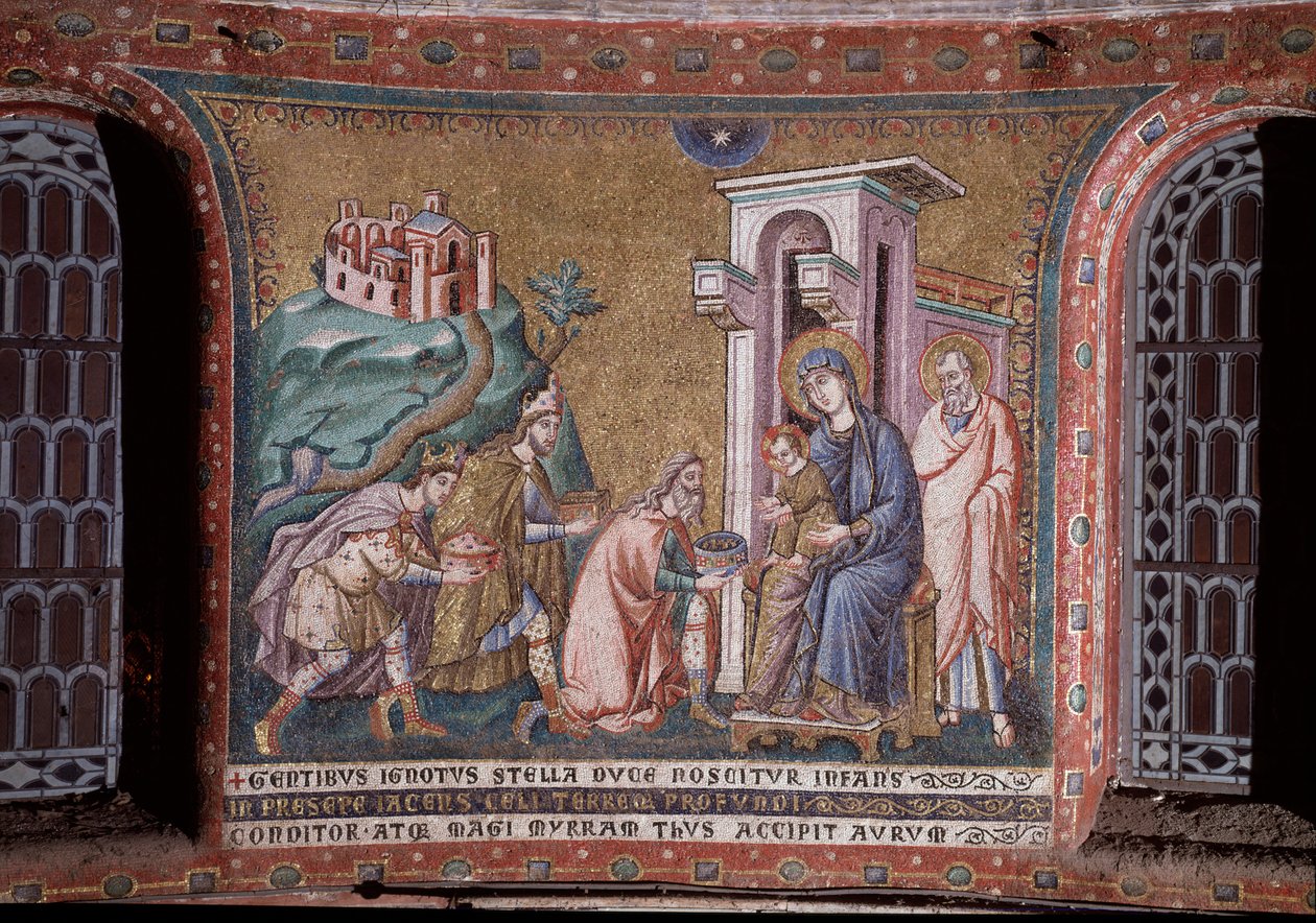 Adoration des Mages, mosaïque de l