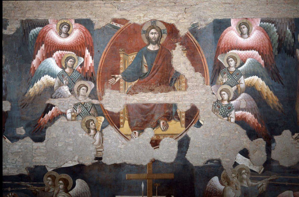 Le Jugement dernier Christ triomphant. (Détail) - Pietro Cavallini