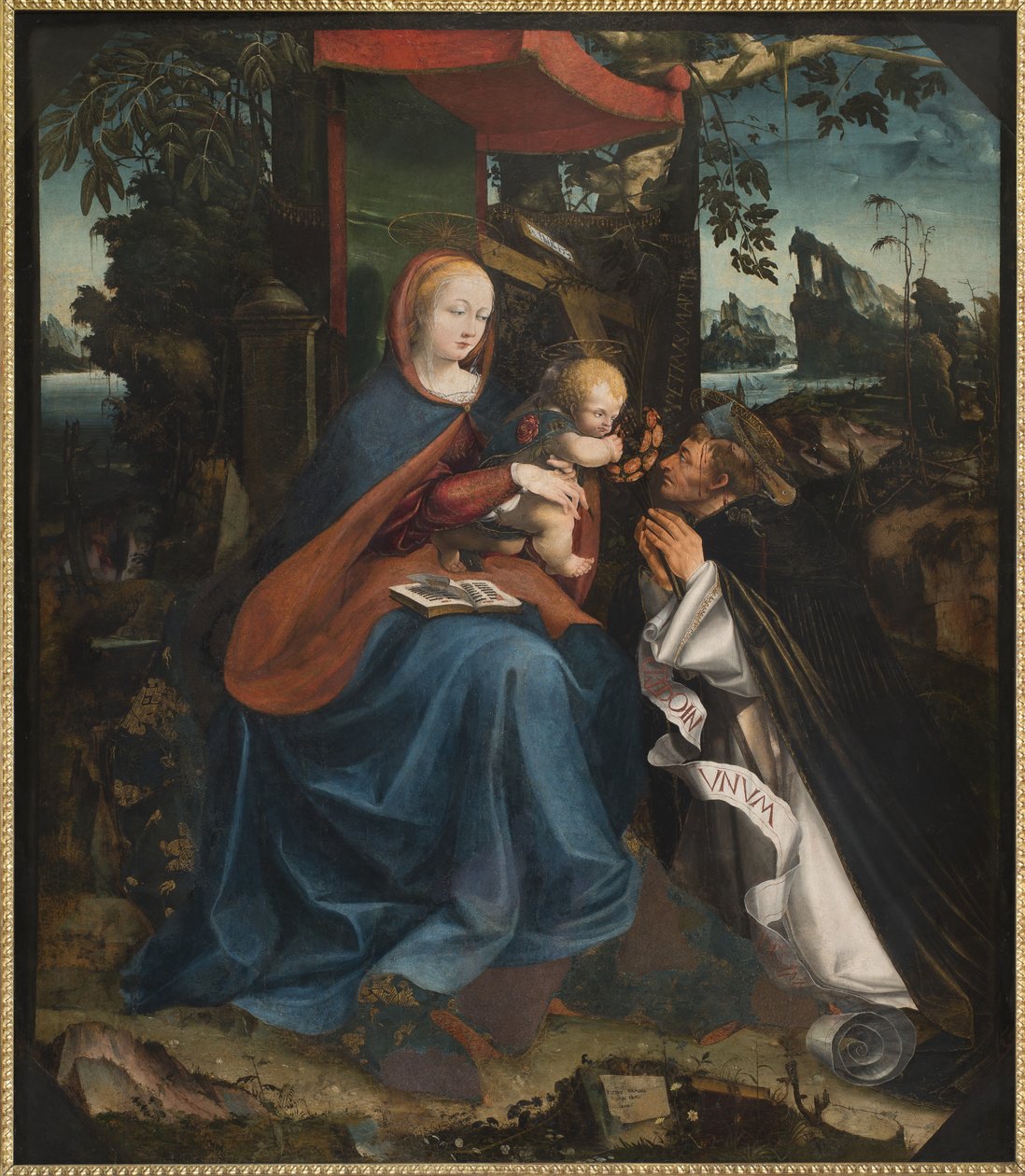 Madone et Enfant et Saint Pierre Martyr, 1525 - Pietro Grammorseo
