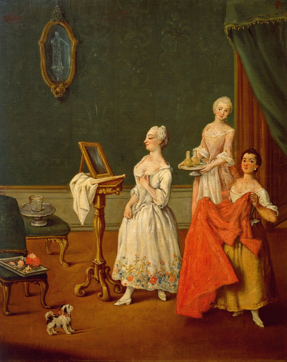 Dame à sa toilette - Pietro Longhi