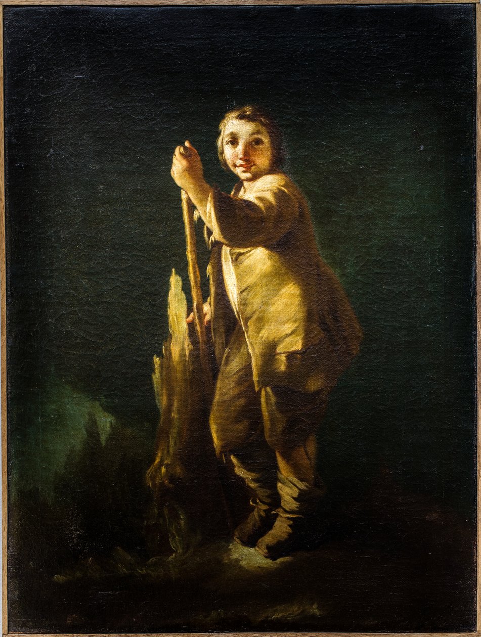 Berger debout, vers 1740 (Huile sur toile) - Pietro Longhi