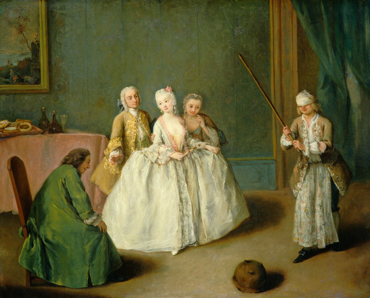 Le Jeu de la marmite, vers 1744 - Pietro Longhi