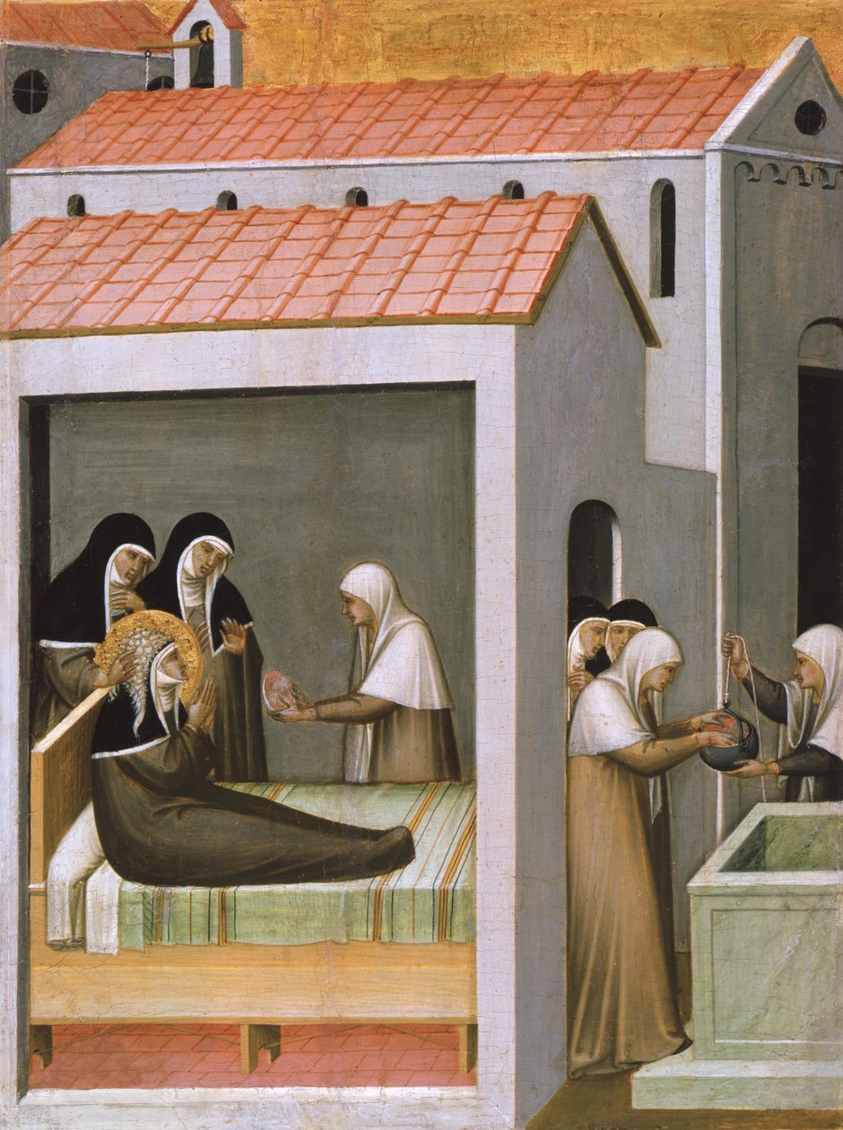 Das Eiswunder der heiligen Humilitas - Pietro Lorenzetti