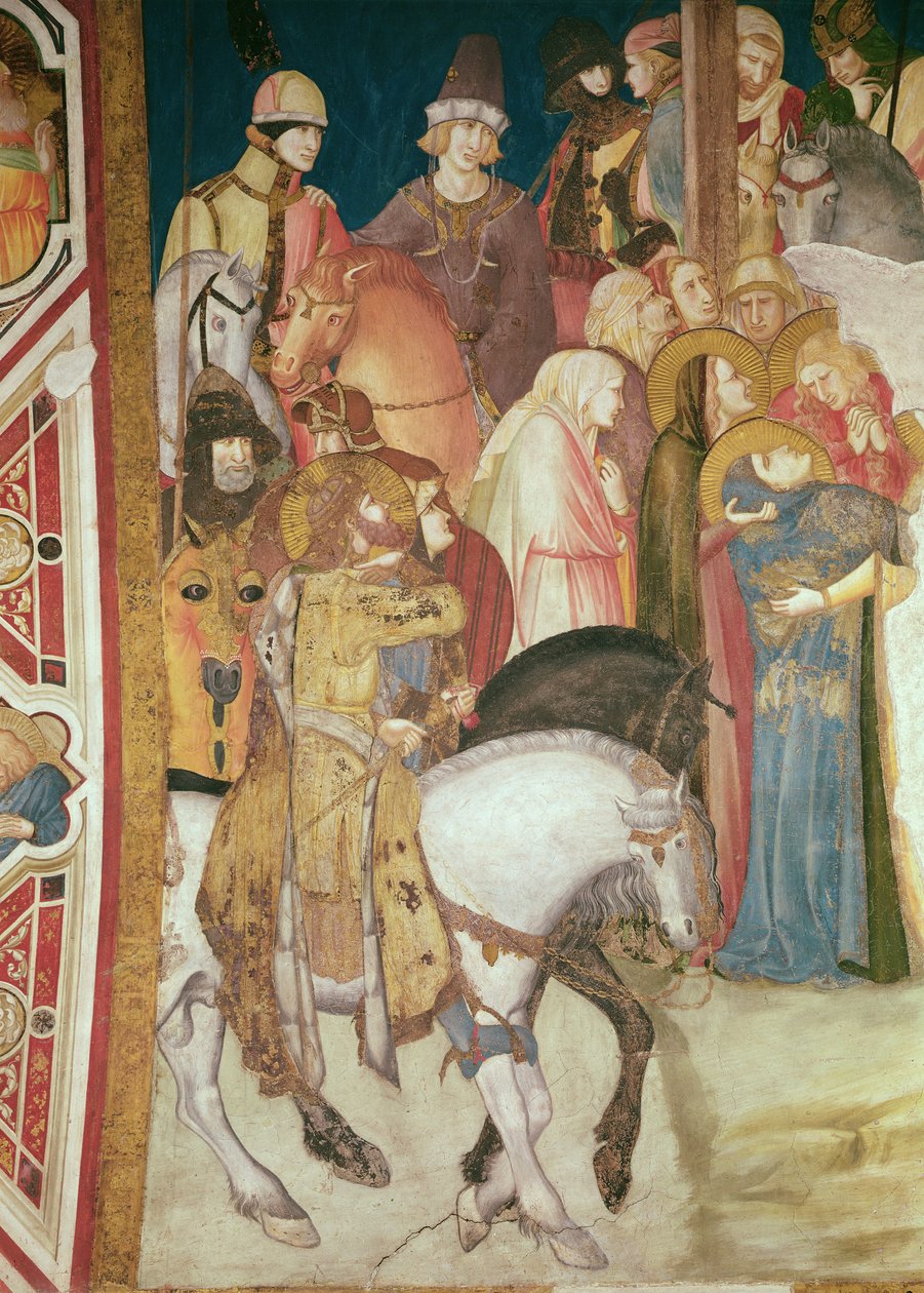 Détail du Calvaire (détail) - Pietro Lorenzetti