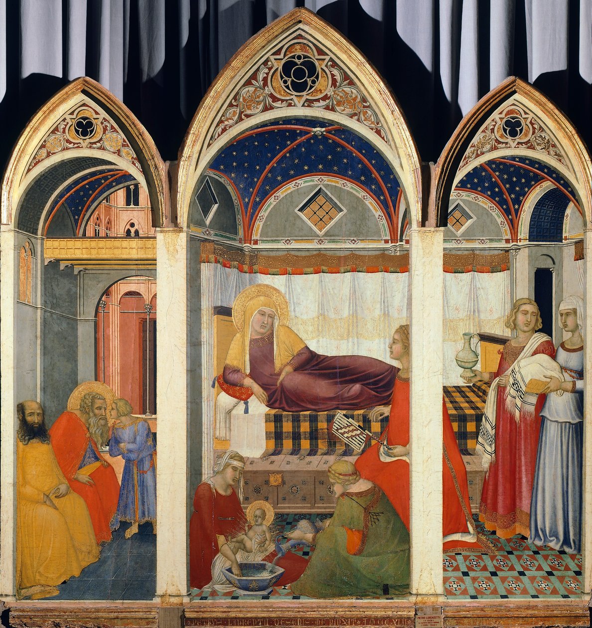Nativité de la Vierge - Pietro Lorenzetti