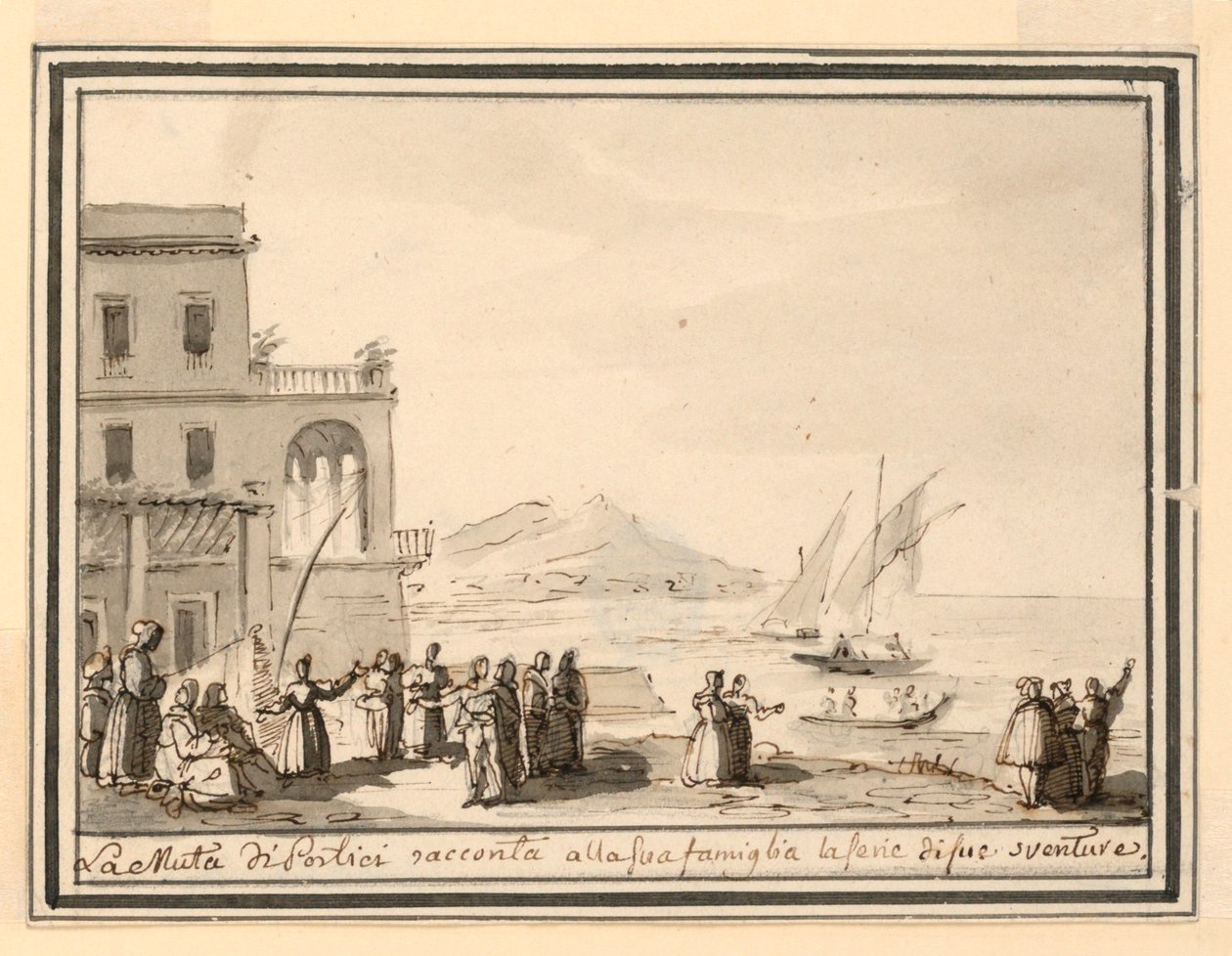Décor de scène, port maritime - Pietro Narducci