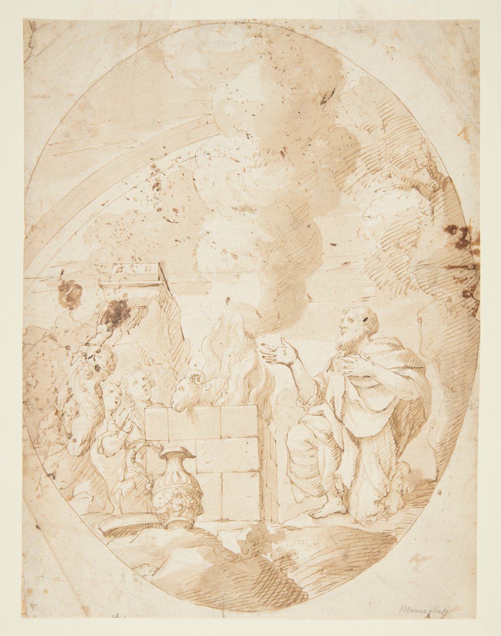Sacrifice de Noé - Pietro Novelli
