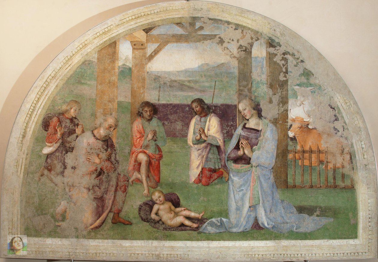 Adoration des bergers - Pietro Perugino
