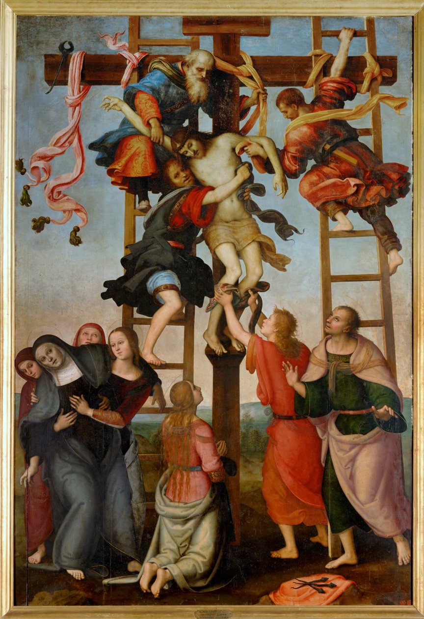 Dépôt (peinture sur bois) - Pietro Perugino