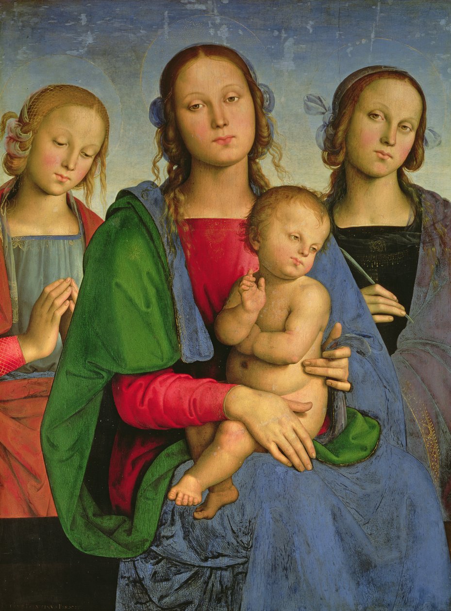 Madone et Enfant avec Sainte Catherine et Sainte Rosa, 1493 - Pietro Perugino
