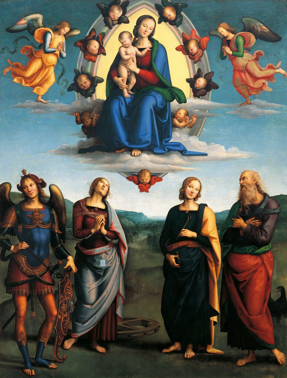 Madone en gloire, vers 1500-1501 - Pietro Perugino