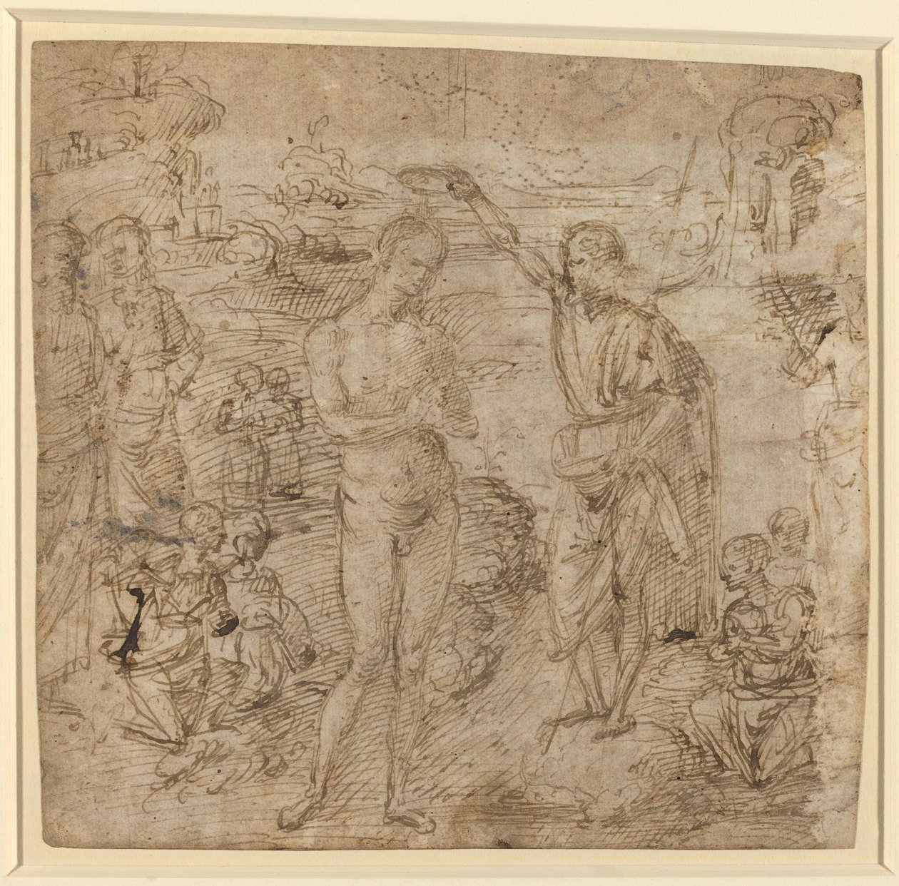 Le baptême du Christ - Pietro Perugino