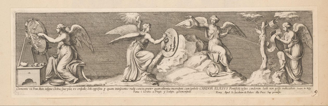Quatre anges - Pietro Sante Bartoli