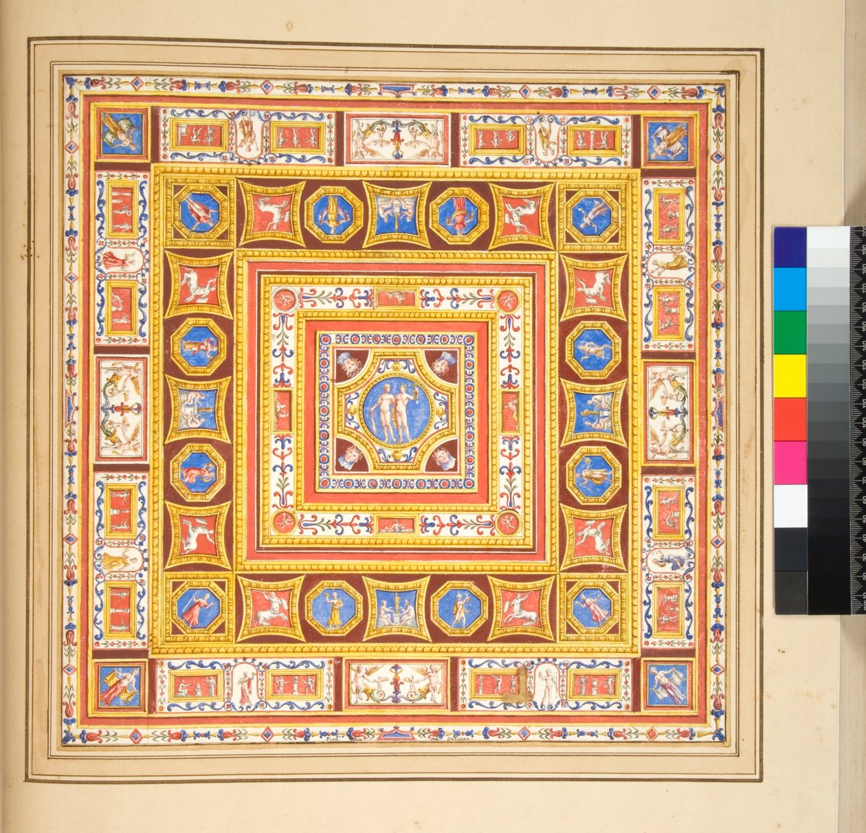 Conception pour une fresque de plafond - Pietro Santi Bartoli