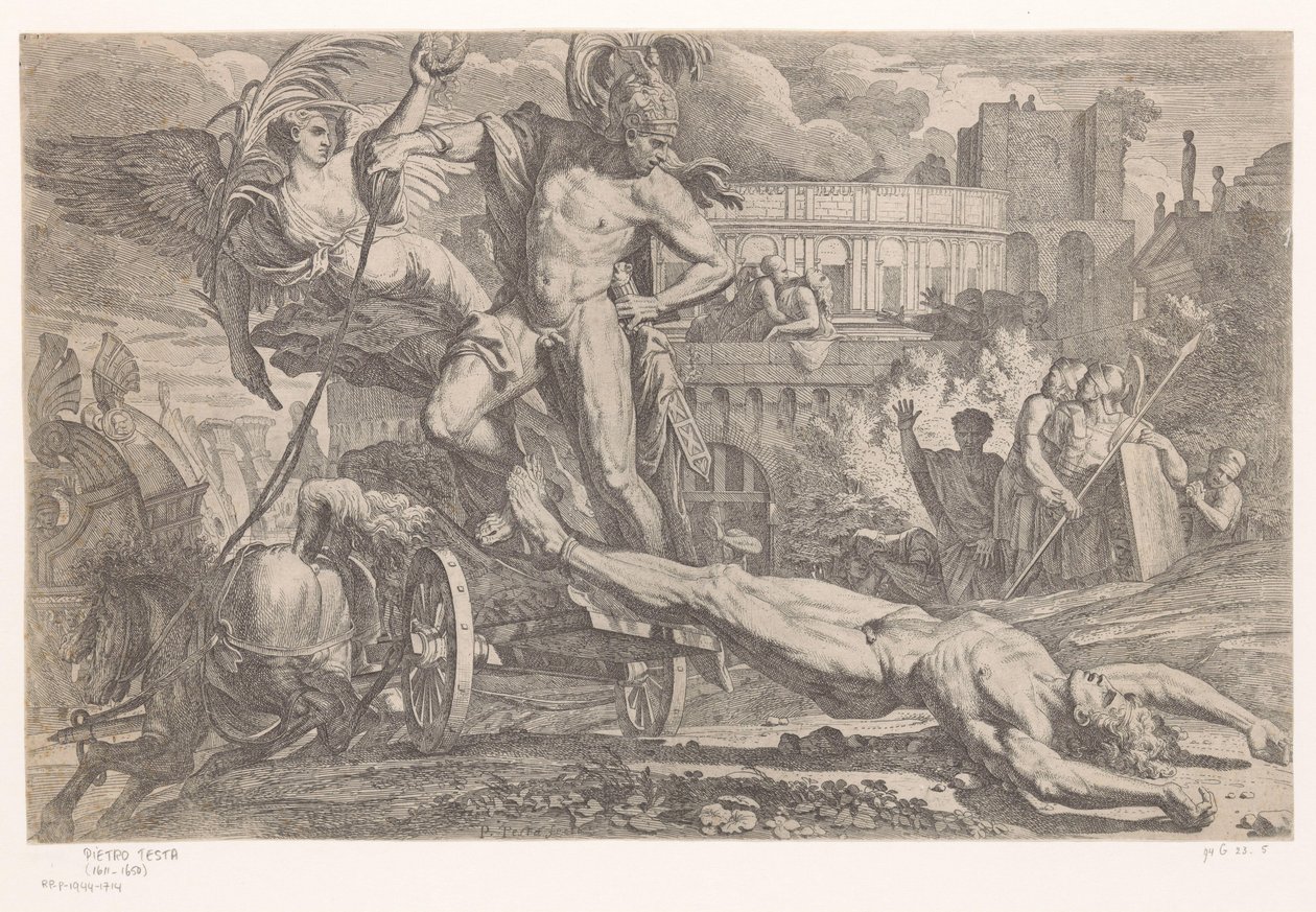 Achille avec le corps d
