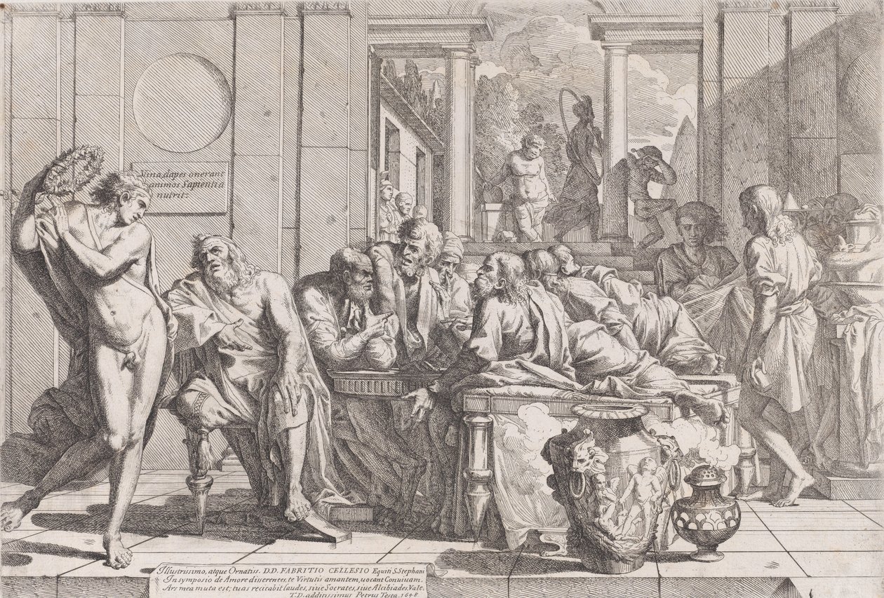 Le banquet de Platon : Socrate et ses compagnons autour d