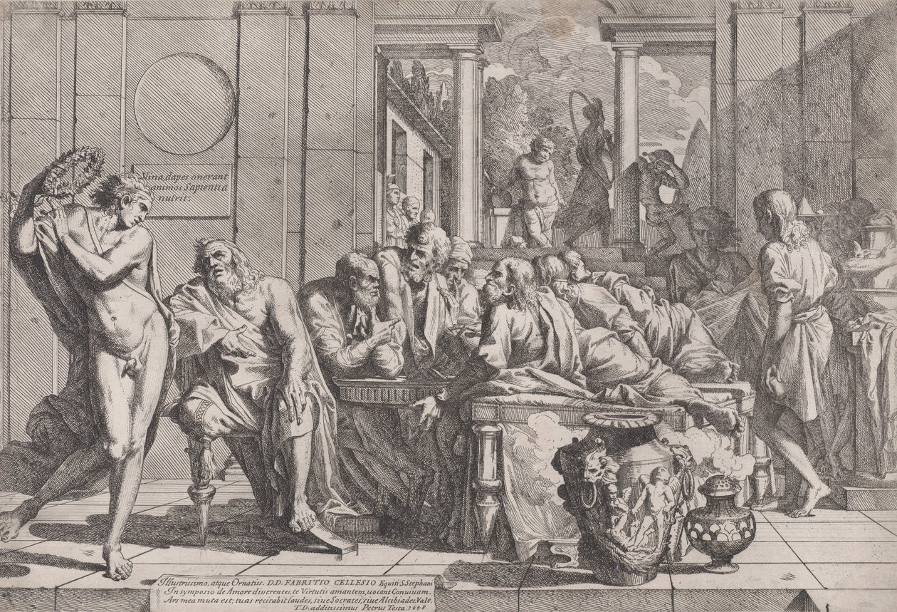 Le Banquet de Platon : Socrate et ses compagnons autour d