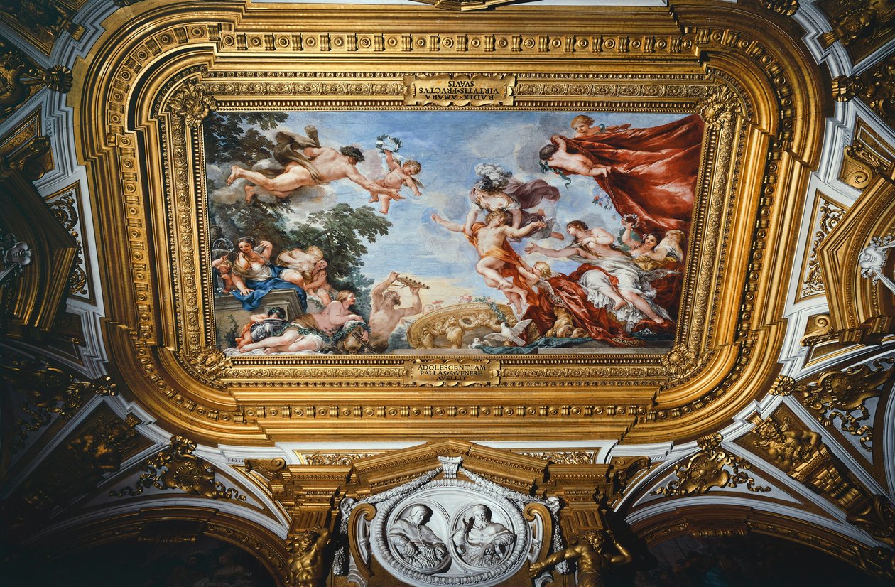 Vénus, Cycle de fresques des planètes, Palais Pitti, Salle des planètes de Vénus, Florence - Pietro da (1596 1669) Cortona