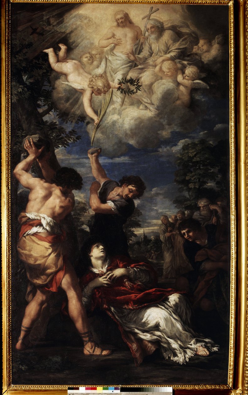Le martyre de Saint Étienne - Pietro da (1596 1669) Cortona
