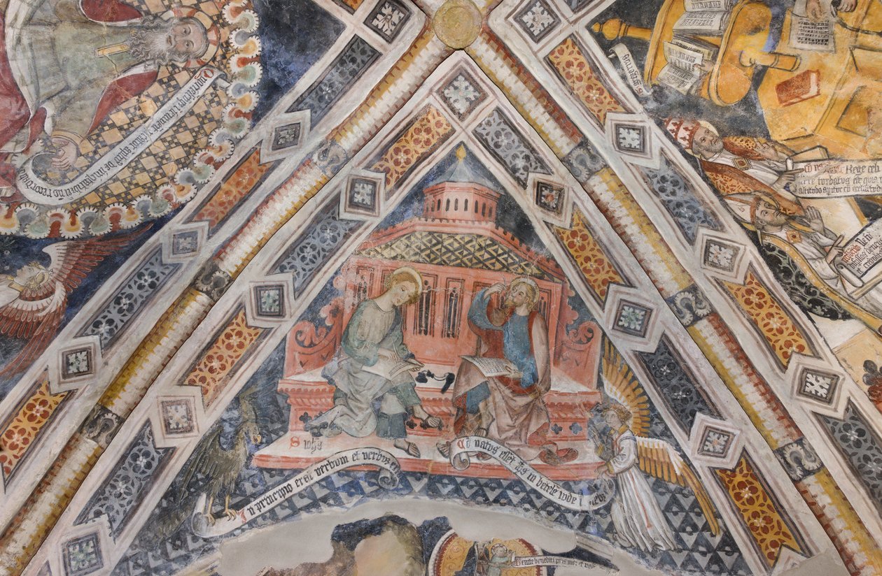 Les évangélistes Saint Jean et Saint Matthieu - Pietro da (15th century) Saluzzo