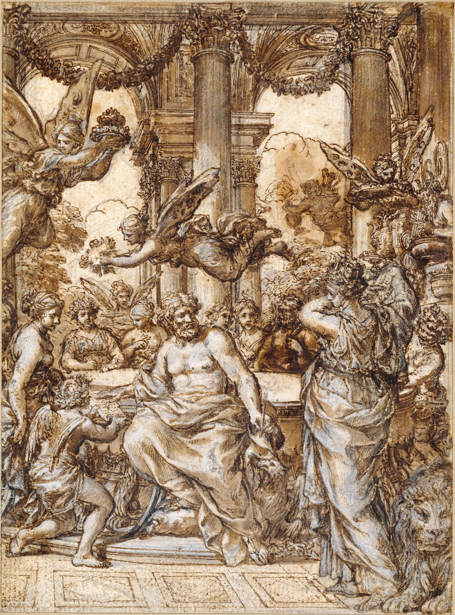 Cybèle devant le Conseil des Dieux - Pietro da Cortona