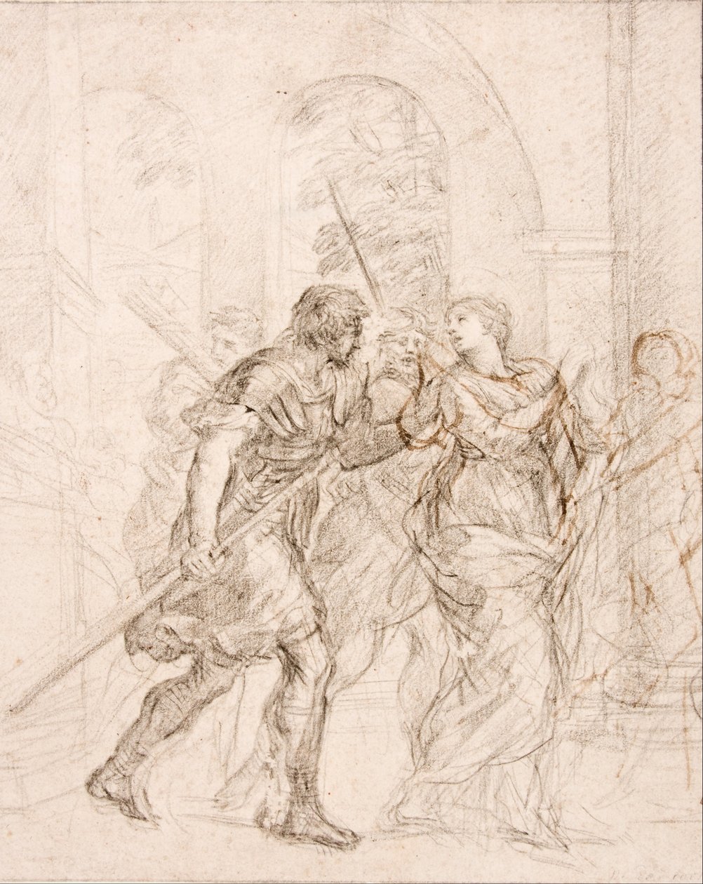 Sainte (Martina ) conduite à son martyre - Pietro da Cortona