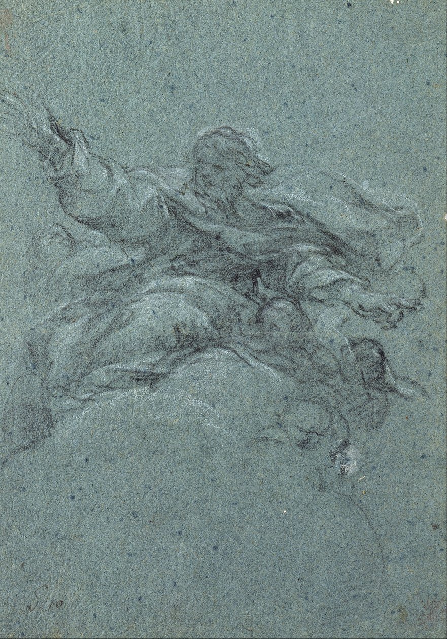 Étude de Dieu le Père - Pietro da Cortona