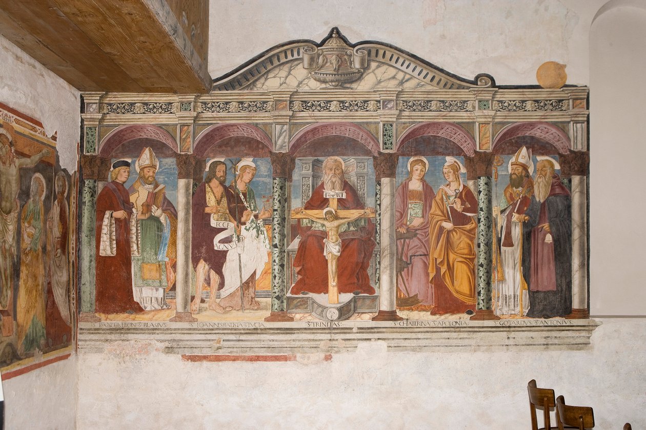 Église Saint-Pierre-et-Saint-Paul, Valvasone, Frioul, Italie (fresque) - Pietro da Vicenza